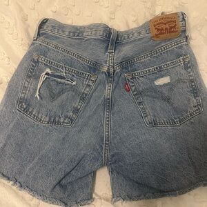 Levi's Blue Denim Shorts